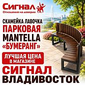 Скамейка лавочка парковая Mantella «Бумеранг» 2,2м.